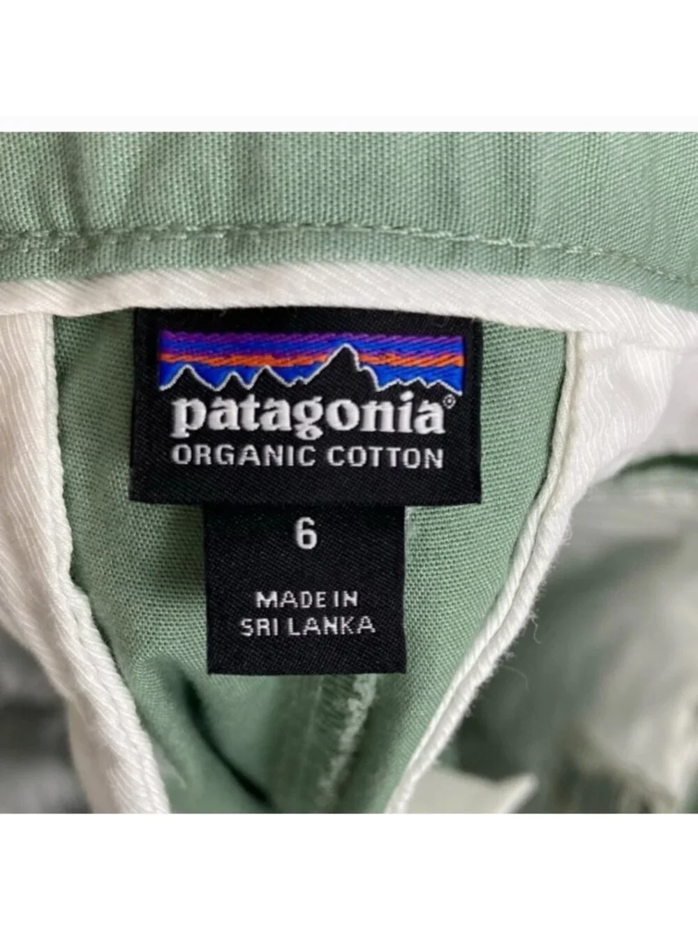 Patagonia High Rise Stretch All-Wear Shorts mint green